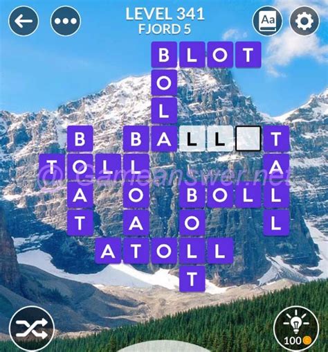 Wordscapes Level 341 Answers [ + Bonus Words ] .